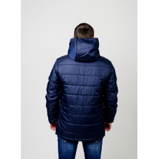 Куртка мужская демисезонная,с утеплителем,цвет-синий
