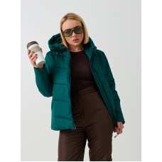 Зимняя куртка цвет изумруд
