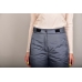 Утепленные женские брюки с высокой спинкой, цвет- графит