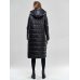 Длинное женское пальто  для еврозимы,цвет-черный