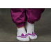 Утепленные женские брюки на манжете по щиколотке, цвет- брусничный