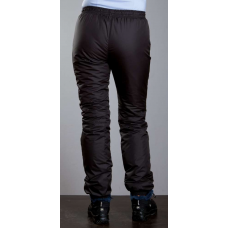Утепленные женские брюки на манжете по щиколотке, цвет-черный 